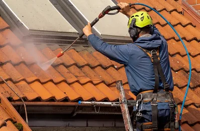 Démoussage et hydrofuge de toiture à Rozet-Saint-Albin